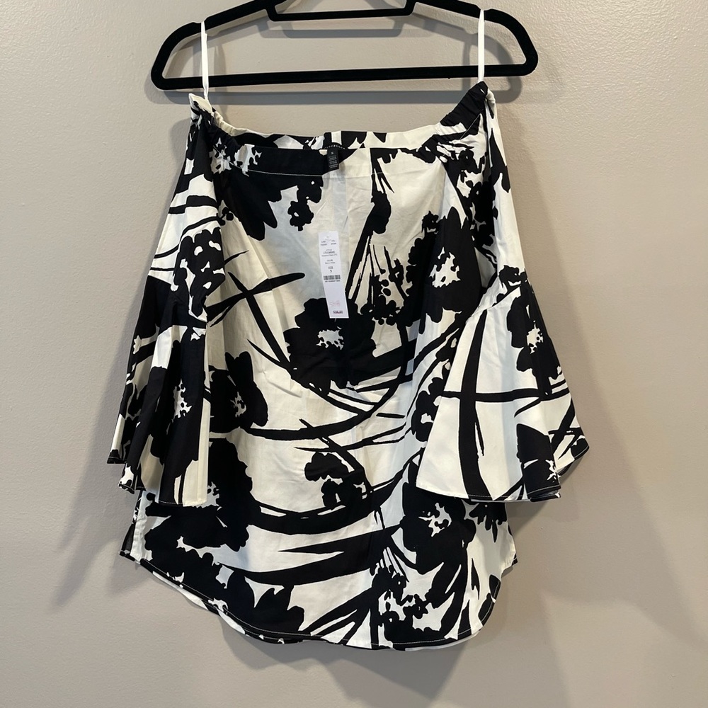 White House Black Market Strapless Blouse